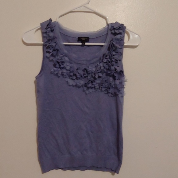 Talbots periwinkle shell sweater - Picture 1 of 1